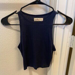 Vintage Hollister Navy Blue Crop Top